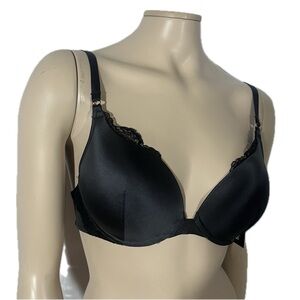 NWT Maison LeJaby Paris Black Push up Bra